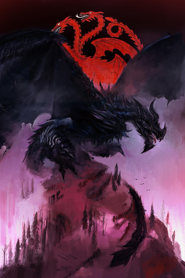 Alduin Game of Thrones Fanfic Book Cover
